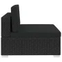 3-piece garden sofa set and black synthetic rattan cushions by vidaXL, Garden sets - Ref: Foro24-47267, Price: 365,21 €, Disc...
