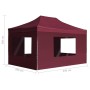 Professionelles Faltzelt und rote Aluminiumwände 4,5x3m von , Zelte und Pavillons - Ref: Foro24-45499, Preis: 278,78 €, Rabat...