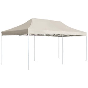 Cremefarbenes, professionelles Faltzelt aus Aluminium, 6 x 3 m von , Zelte und Pavillons - Ref: Foro24-45501, Preis: 234,96 €...