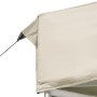 Carpa plegable profesional de aluminio crema 6x3 m