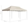 Cream aluminum professional folding tent 6x3 m by , Tents and gazebos - Ref: Foro24-45501, Price: 234,96 €, Discount: %