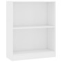 Regal aus weißem Parkett 60x24x76 cm von vidaXL, Bücherregale und Regale - Ref: Foro24-800855, Preis: 38,14 €, Rabatt: %