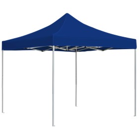 Carpa plegable profesional de aluminio azul 2x2 m