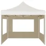 Professional folding tent with cream aluminum walls 2x2 m by , Tents and gazebos - Ref: Foro24-48930, Price: 159,87 €, Discou...