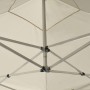 Carpa plegable profesional paredes aluminio color crema 2x2 m