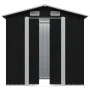 Anthrazitgrauer Gartenschuppen aus Stahl, 204 x 132 x 186 cm von vidaXL, Schuppen - Ref: Foro24-47028, Preis: 224,38 €, Rabat...
