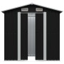 Caseta de jardín de acero gris antracita 204x132x186 cm de vidaXL, Cobertizos - Ref: Foro24-47028, Precio: 225,81 €, Descuent...