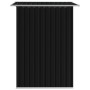 Anthrazitgrauer Gartenschuppen aus Stahl, 204 x 132 x 186 cm von vidaXL, Schuppen - Ref: Foro24-47028, Preis: 224,04 €, Rabat...