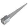 Erdspieße 2 Stück silber verzinkter Stahl 9x9x75 cm von , Spikes zur Verankerung im Boden - Ref: Foro24-145413, Preis: 30,19 ...