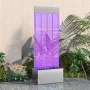 Columna burbujas LEDs RGB acero inoxidable acrílico 110 cm de , Fuentes y cascadas - Ref: Foro24-151400, Precio: 340,71 €, De...