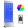 Columna burbujas LEDs RGB acero inoxidable acrílico 110 cm de , Fuentes y cascadas - Ref: Foro24-151400, Precio: 340,71 €, De...