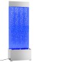 Columna burbujas LEDs RGB acero inoxidable acrílico 110 cm