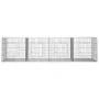 Kaninchenkäfig 4 Paneele aus verzinktem Eisen 217x79x54 cm von , Käfige und Lebensräume für Kleintiere - Ref: Foro24-171570, ...