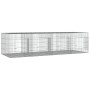 Rabbit cage 4 panels galvanized iron 217x79x54 cm by , Cages and habitats for small animals - Ref: Foro24-171570, Price: 67,2...