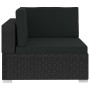 4-piece garden sofa set and black synthetic rattan cushions by vidaXL, Garden sets - Ref: Foro24-47271, Price: 359,88 €, Disc...