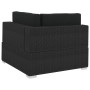 4-piece garden sofa set and black synthetic rattan cushions by vidaXL, Garden sets - Ref: Foro24-47271, Price: 359,88 €, Disc...