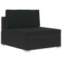 4-piece garden sofa set and black synthetic rattan cushions by vidaXL, Garden sets - Ref: Foro24-47271, Price: 359,88 €, Disc...