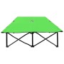 Tumbona plegable para 2 personas acero verde