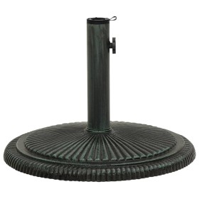 Grüner Sonnenschirmständer aus Gusseisen, 45 x 45 x 30 cm von , Schirmständer - Ref: Foro24-317769, Preis: 55,47 €, Rabatt: %