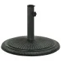 Base de sombrilla de hierro fundido verde 45x45x30 cm de , Bases para sombrillas - Ref: Foro24-317769, Precio: 54,46 €, Descu...
