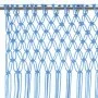 Blue cotton macrame curtain 140x240 cm by , Curtains and curtains - Ref: Foro24-323985, Price: 39,26 €, Discount: %
