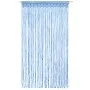 Cortina de macramé algodón azul 140x240 cm de , Cortinas y visillos - Ref: Foro24-323987, Precio: 41,88 €, Descuento: %