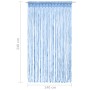 Blue cotton macrame curtain 140x240 cm by , Curtains and curtains - Ref: Foro24-323987, Price: 42,56 €, Discount: %