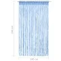 Cortina de macramé algodón azul 140x240 cm de , Cortinas y visillos - Ref: Foro24-323987, Precio: 41,88 €, Descuento: %