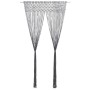 Anthrazitgrauer Makramee-Vorhang aus Baumwolle, 140 x 240 cm von , Vorhänge und Gardinen - Ref: Foro24-323991, Preis: 39,71 €...