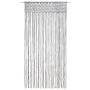 Anthrazitgrauer Makramee-Vorhang aus Baumwolle, 140 x 240 cm von , Vorhänge und Gardinen - Ref: Foro24-323991, Preis: 39,71 €...