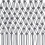 Anthracite gray cotton macrame curtain 140x240 cm by , Curtains and curtains - Ref: Foro24-323991, Price: 38,94 €, Discount: %