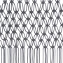 Cortina de macramé algodón gris antracita 140x240 cm de , Cortinas y visillos - Ref: Foro24-323991, Precio: 39,71 €, Descuent...