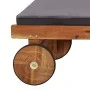 Liege mit Kissen aus massivem Akazienholz von vidaXL, Liegen - Ref: Foro24-46026, Preis: 250,75 €, Rabatt: %