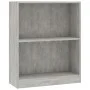 Concrete gray engineered wood shelf 60x24x76 cm by vidaXL, Bookcases and shelves - Ref: Foro24-800859, Price: 28,16 €, Discou...