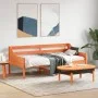 Wachsbraunes Schlafsofa aus massivem Kiefernholz, 90 x 190 cm von , Betten und Lattenroste - Ref: Foro24-842841, Preis: 113,9...