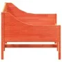 Sofá cama de madera maciza de pino marrón cera 90x190 cm de , Camas y somieres - Ref: Foro24-842841, Precio: 113,92 €, Descue...