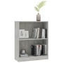 Concrete gray engineered wood shelf 60x24x76 cm by vidaXL, Bookcases and shelves - Ref: Foro24-800859, Price: 32,67 €, Discou...
