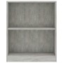 Betongraues Holzwerkstoffregal 60x24x76 cm von vidaXL, Bücherregale und Regale - Ref: Foro24-800859, Preis: 32,71 €, Rabatt: %