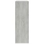 Betongraues Holzwerkstoffregal 60x24x76 cm von vidaXL, Bücherregale und Regale - Ref: Foro24-800859, Preis: 32,71 €, Rabatt: %
