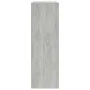 Concrete gray engineered wood shelf 60x24x76 cm by vidaXL, Bookcases and shelves - Ref: Foro24-800859, Price: 28,16 €, Discou...