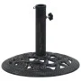 Schirmgestell aus Gusseisen in Schwarz und Bronze 9 kg 40 cm von vidaXL, Schirmständer - Ref: Foro24-47865, Preis: 48,61 €, R...