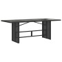 9-piece garden dining set and black synthetic rattan cushions by , Garden sets - Ref: Foro24-3212249, Price: 1,00 €, Discount: %