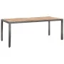 Set de comedor de jardín 9 pzas y cojines ratán sintético gris de vidaXL, Conjuntos de jardín - Ref: Foro24-46020, Precio: 87...