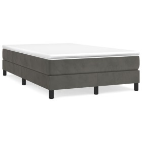 Boxspringbett mit dunkelgrauer Samtmatratze 120x190 cm von , Betten und Lattenroste - Ref: Foro24-3269678, Preis: 345,25 €, R...