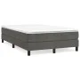 Cama box spring con colchón terciopelo gris oscuro 120x190 cm de , Camas y somieres - Ref: Foro24-3269678, Precio: 364,32 €, ...