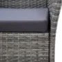 Garten-Essgruppe 9-teilig und graue synthetische Rattankissen von vidaXL, Gartensets - Ref: Foro24-46020, Preis: 881,70 €, Ra...