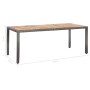 Set de comedor de jardín 9 pzas y cojines ratán sintético gris de vidaXL, Conjuntos de jardín - Ref: Foro24-46020, Precio: 89...