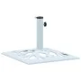 White cast iron umbrella base 12 kg 49 cm by vidaXL, Umbrella bases - Ref: Foro24-47867, Price: 55,53 €, Discount: %