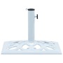 Schirmgestell aus weißem Gusseisen 12 kg 49 cm von vidaXL, Schirmständer - Ref: Foro24-47867, Preis: 61,63 €, Rabatt: %