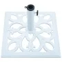 White cast iron umbrella base 12 kg 49 cm by vidaXL, Umbrella bases - Ref: Foro24-47867, Price: 55,53 €, Discount: %